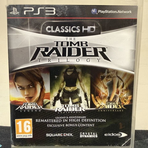 Tomb Raider Trilogy PS3 game used