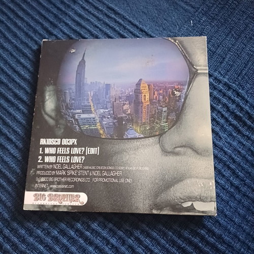Oasis Who Feels Love? Promo CD new, rock