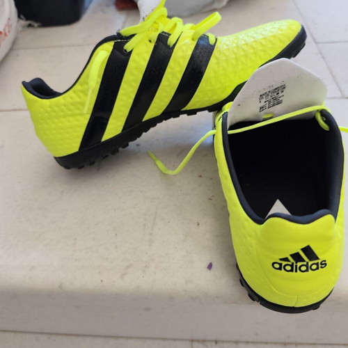 Adidas Ace 16.4 turf shoes as-new, size US8-UK7.5-EU41 1/3 men, yellow