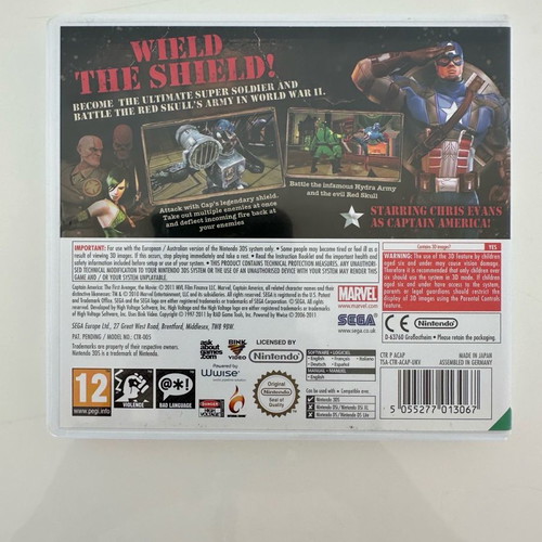 Nintendo 3DS Captain America