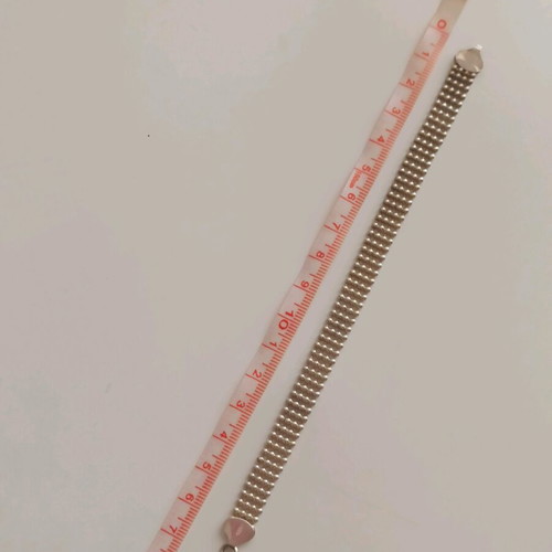 Silver 925 bracelet like new with classic woven design