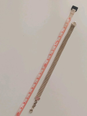 Silver 925 bracelet like new with classic woven design