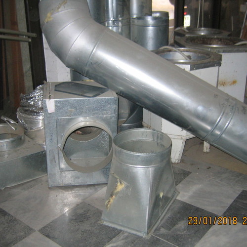 Ventilation louvers and special duct pieces used for HVAC