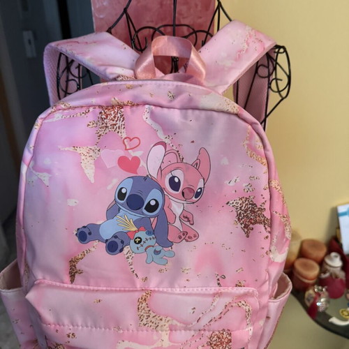 Σακίδιο πλάτης Stitch Pink Edition μεταχειρισμένο, παιδικό σχολικό