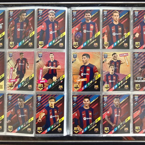 Panini Adrenalyn XL FIFA 365 2024 album with 218 cards