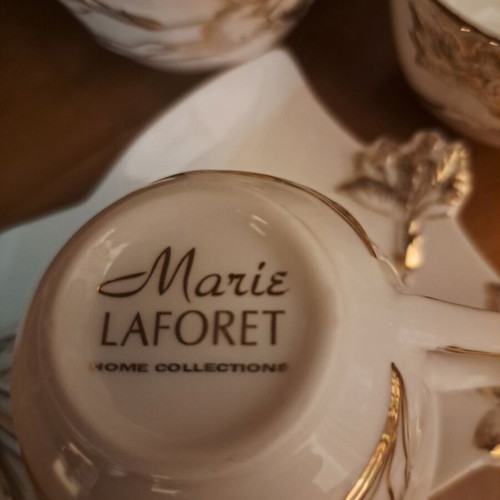 Porcelain coffee and tea serving sets home collection Marie LAFORET new
