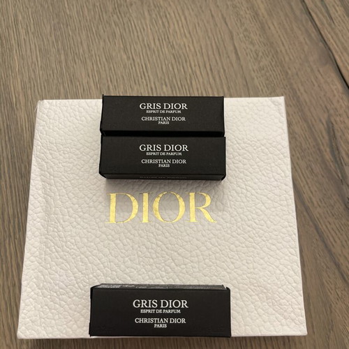 Gris Dior Esprit De Parfum tester set of 3, new
