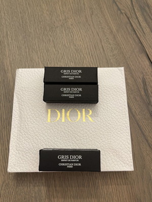 Gris Dior Esprit De Parfum tester set of 3, new
