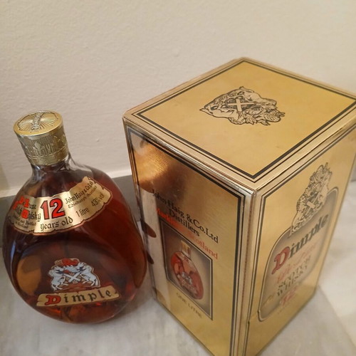 Dimple 12 Year Old whisky 12 years old like new, 1 litre