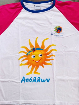 Special Olympics Athens 2011 T-shirt new, size L