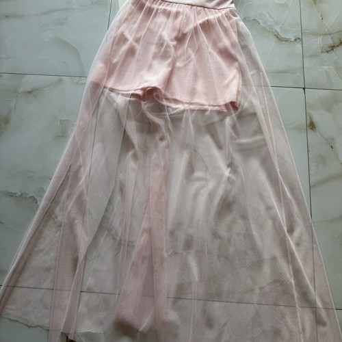 Long evening dress like new, pink, size S