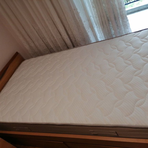 Bed set with new Comfort Strom Luxuri mattress and storage drawers