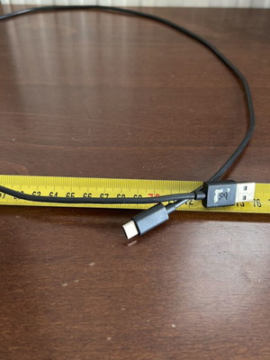 USB cable male to USB C male 95cm like new