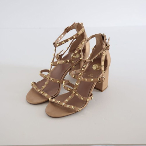 Exe women's sandal size 39, brown and gold