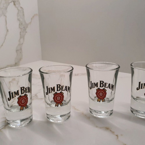 Shot glasses Jim Beam and Serkova like new, set of 8