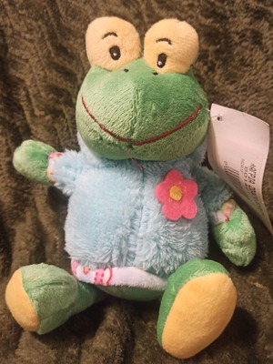 Plush frog new, soft