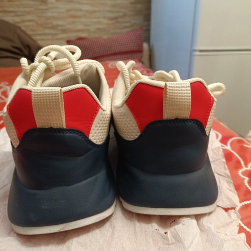 Casual athletic shoes like new, size 45, beige and blue