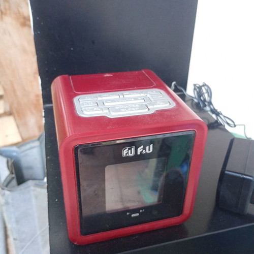 F&U Retro Style Digital Radio Clock used