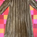 Mink fur like new, brown
