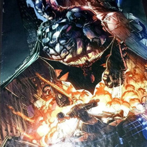 Batman Arkham Knight art book with comic issue 0