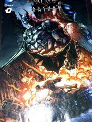 Batman Arkham Knight art book with comic issue 0