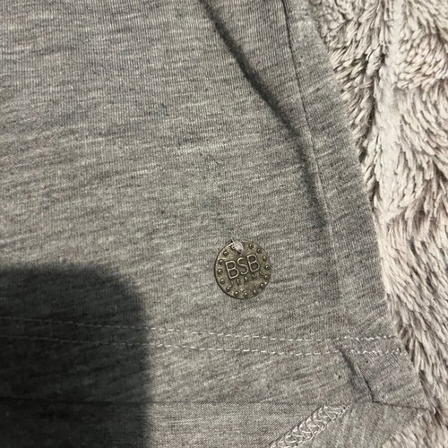 BSB gray blouse used, slim fit, size M