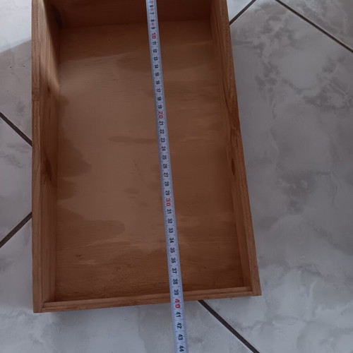 Wooden boxes, set of 4