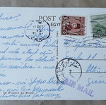 Mohamed Aly Mosque Cairo postcard used