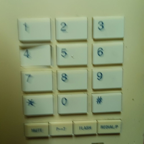 Telemax phone used, beige, wired collectible
