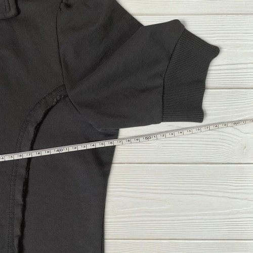 Zara short-sleeve jacket sweatshirt material size M new, charcoal grey