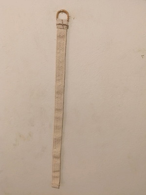 Woven belt like new, beige, size 95