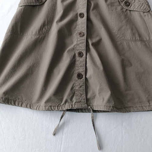 Khaki Safari Dress Cotton Gabardine Lussile Size S like new