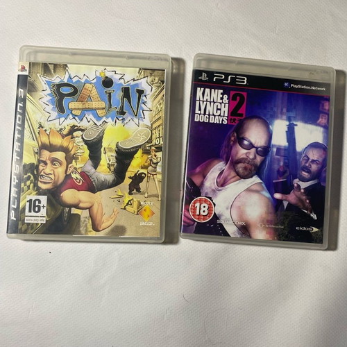 PlayStation 3 bundle used games Pain and Kane & Lynch 2
