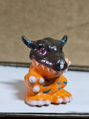 Digimon Greymon figure used, 1999