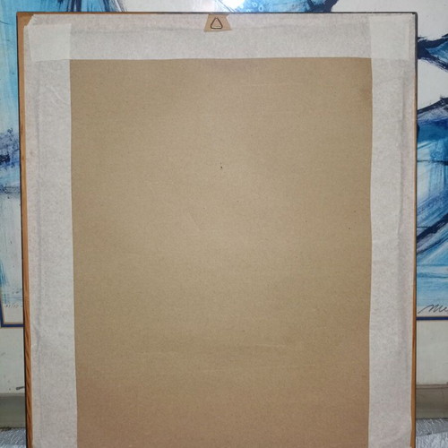 Portrait oil painting, unsigned, 40x50 cm with frame