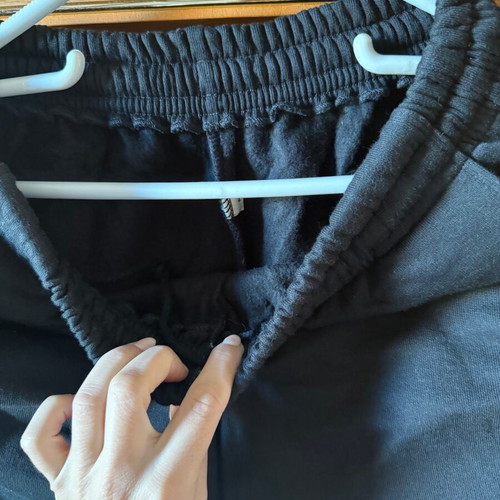 Women's black tracksuit with fleece new