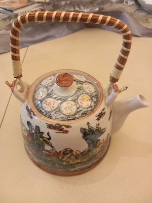 Chinese teapot used with minor wear