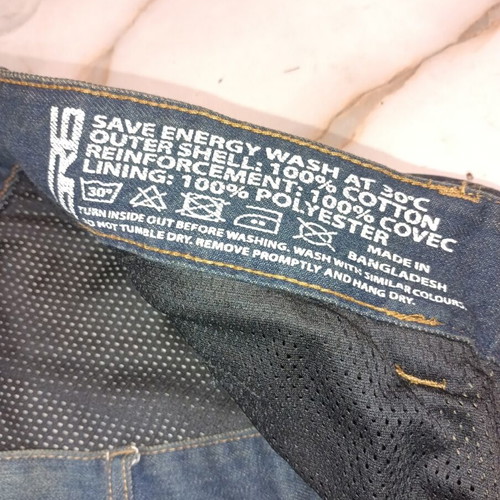 Bull-It Moto Jeans like new, size 34R, blue-green