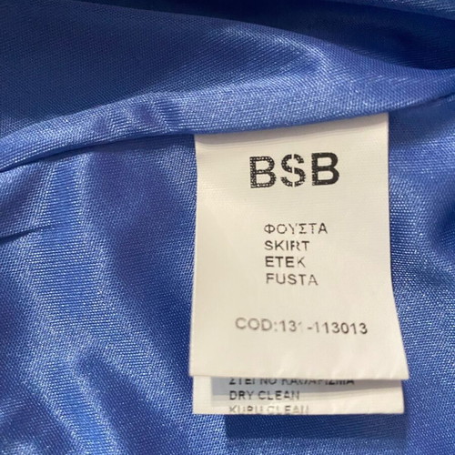 BSB women's set like new, sky blue top and skirt