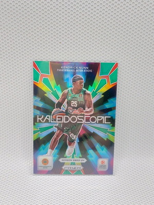 Κάρτα Kendrick Nunn Kaleidoscopic Green 2023-24 Euroleague Prizm σαν καινούργιο