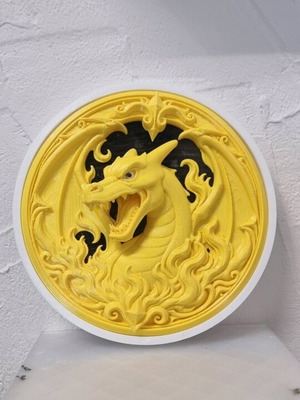 Charizard 3D printed wall decoration about 15cm, new
