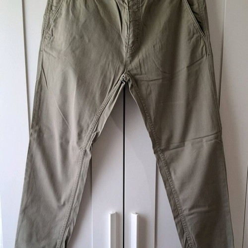 Zara men's pants spring-summer fabric like new, khaki size L