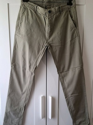 Zara men's pants spring-summer fabric like new, khaki size L