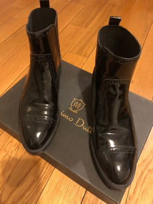 Massimo Dutti women's ankle boots 38 black like new