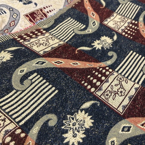 Double-sided fabric with lachouria pattern thick, new