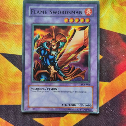 Flame Swordsman LOB-003 used, American version 2002