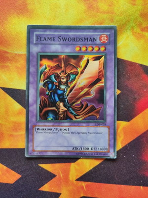 Flame Swordsman LOB-003 used, American version 2002