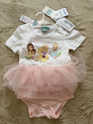 Disney baby bodysuit dress, 9-12 months