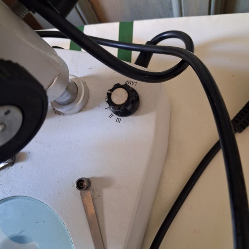 Motic Stereo Microscope binocular with top and bottom lighting like new