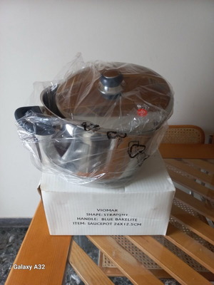 Κατσαρόλα Viomar 26cm καινούργια, ανοξείδωτη